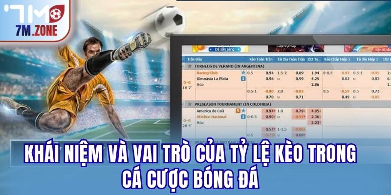 Khái niệm và vai trò của tỷ lệ kèo trong cá cược bóng đá